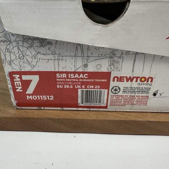 New Mens Newton Sir Isaac Gray Running Neutral‎ Trainer Sneakers Shoes 7 M main image 4